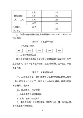 ◆◆(定稿)高分子系列高性能混凝土減水劑技術(shù)改造項(xiàng)目投資立項(xiàng)申請(qǐng)報(bào)告52(喜歡就下吧)-資源下載